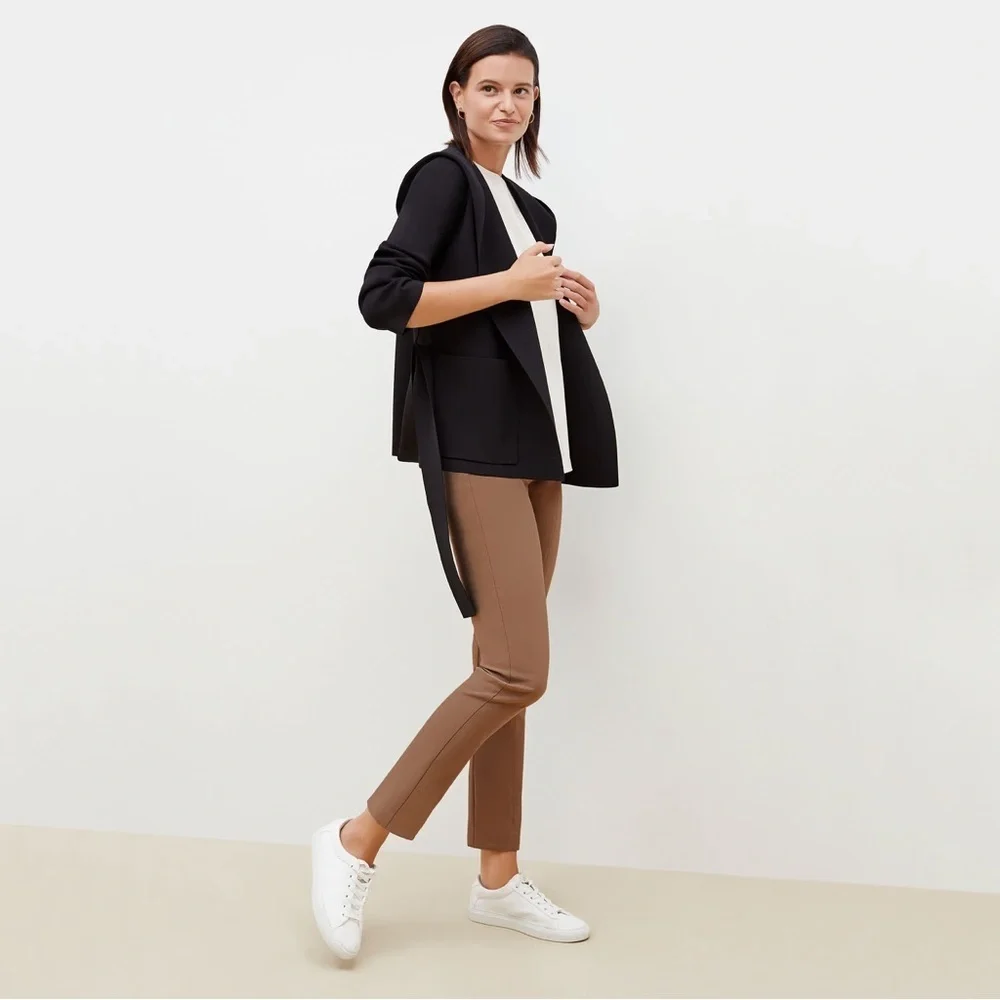 M.M. Lafleur The Foster Cigarette Pant - PowerStretch in Saddle Tan Size 6.